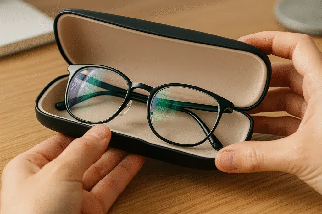 A photo on Storing glasses Properly