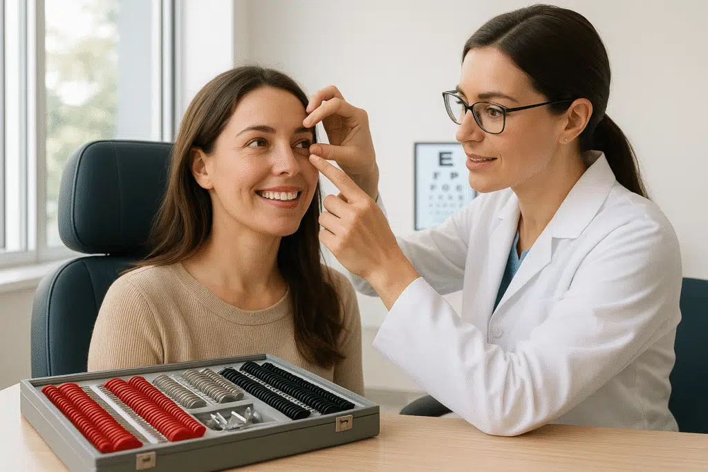 An photo of  Trial Lens Fitting and Comfort Check